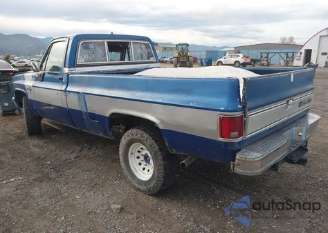 1985 Chevrolet K10 from USA, damaged, VIN 1GCEK14H2FJ102666